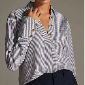 By Anthropologie Henley Popover sz S small